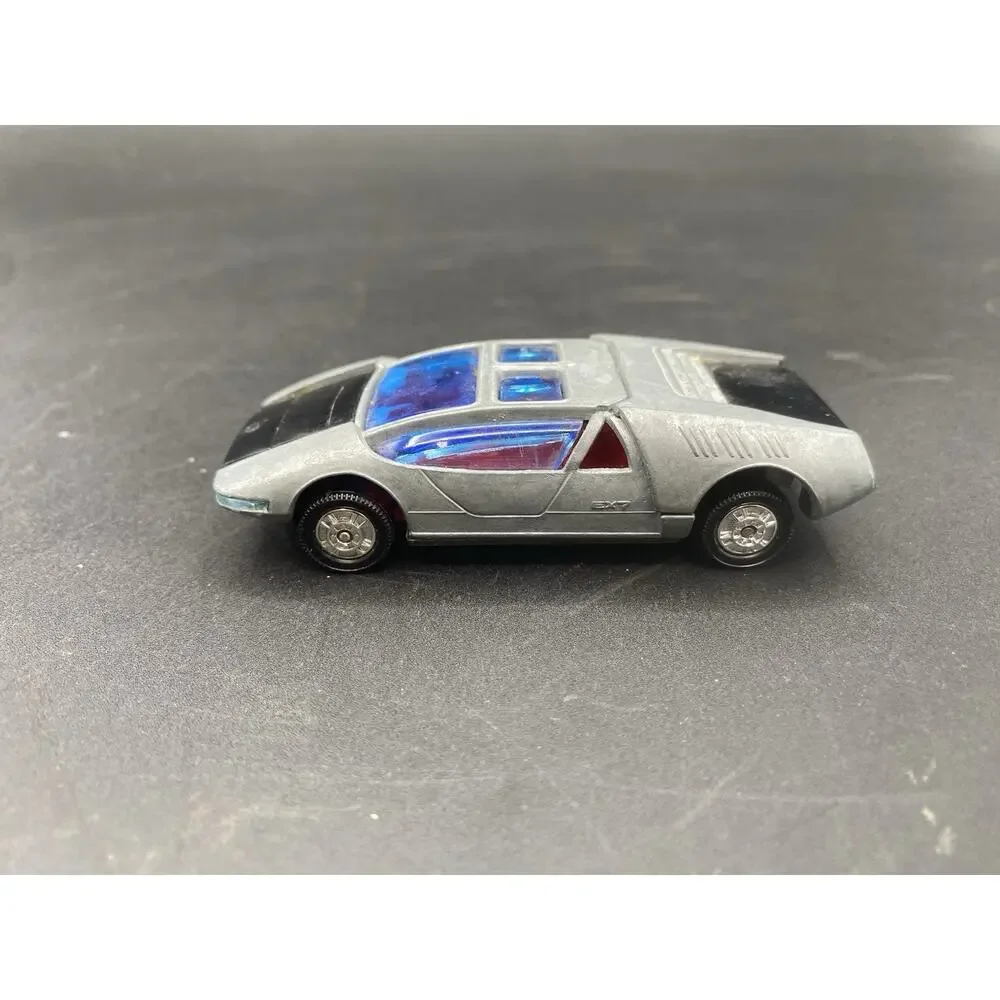 Vintage Tomica Dandy Toyota EX7 No.4 Bare Metal Made in Japan 1:47 Scale